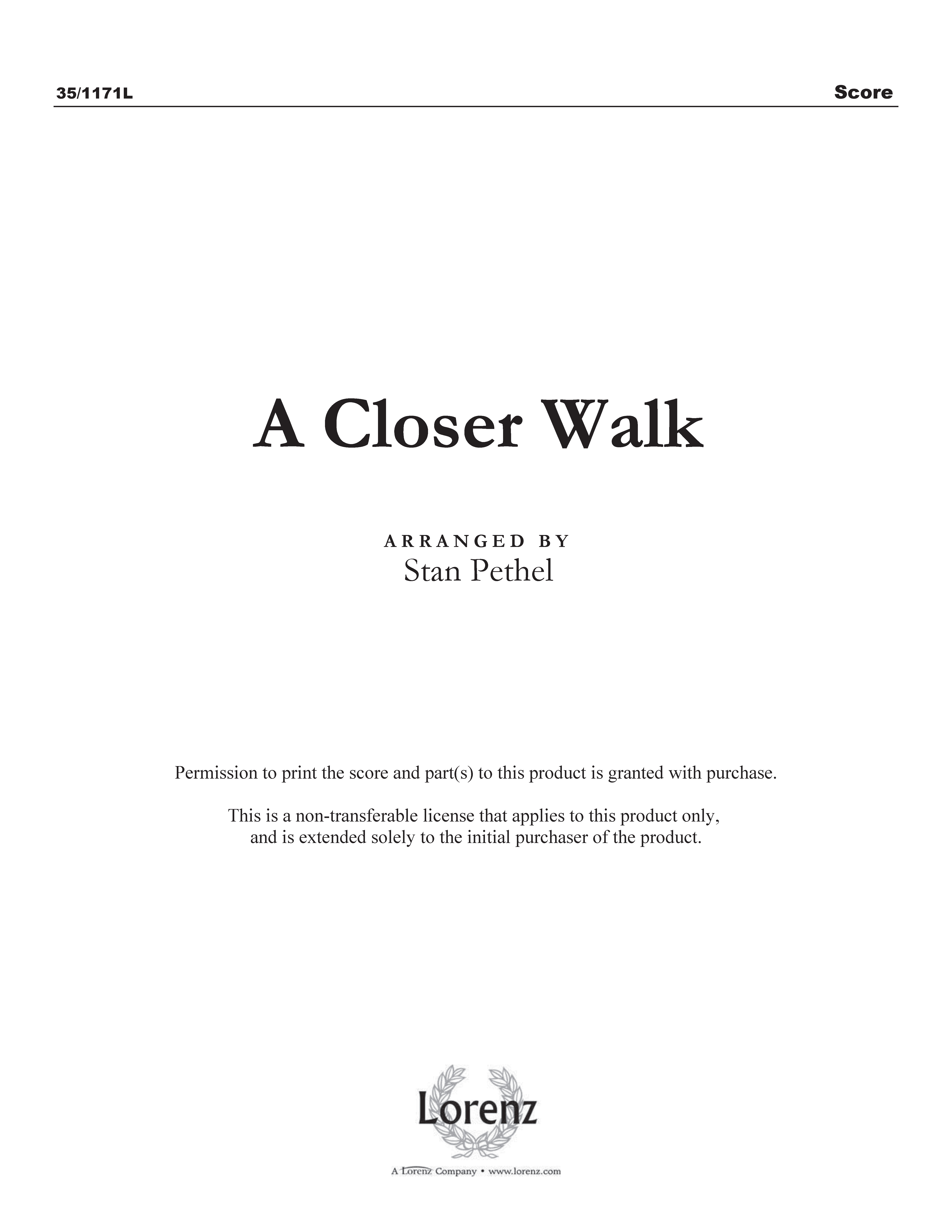 A Closer Walk