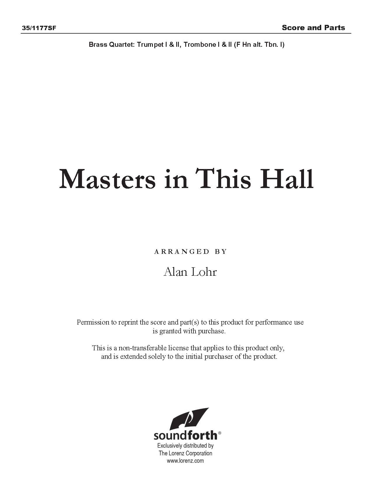 Masters in This Hall